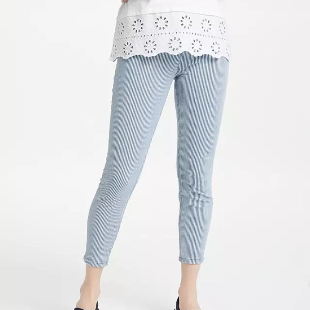 Boden High Rise Cropped Soho Skinny Jeans Size 14